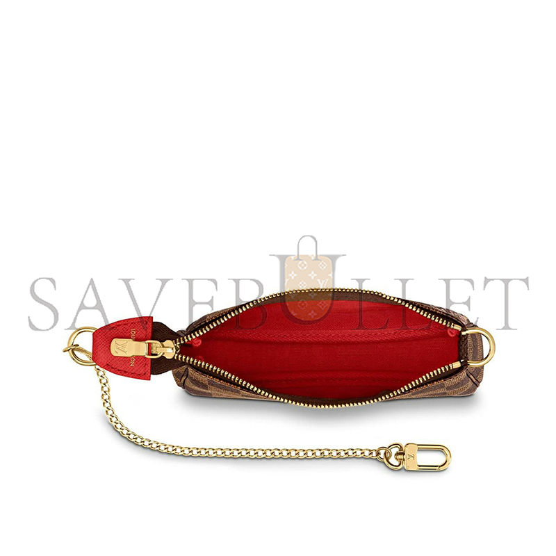 LOUIS VUITTON MASTER DOUBLE ZIP POCHETTE M60259 (20*12.5*3cm)